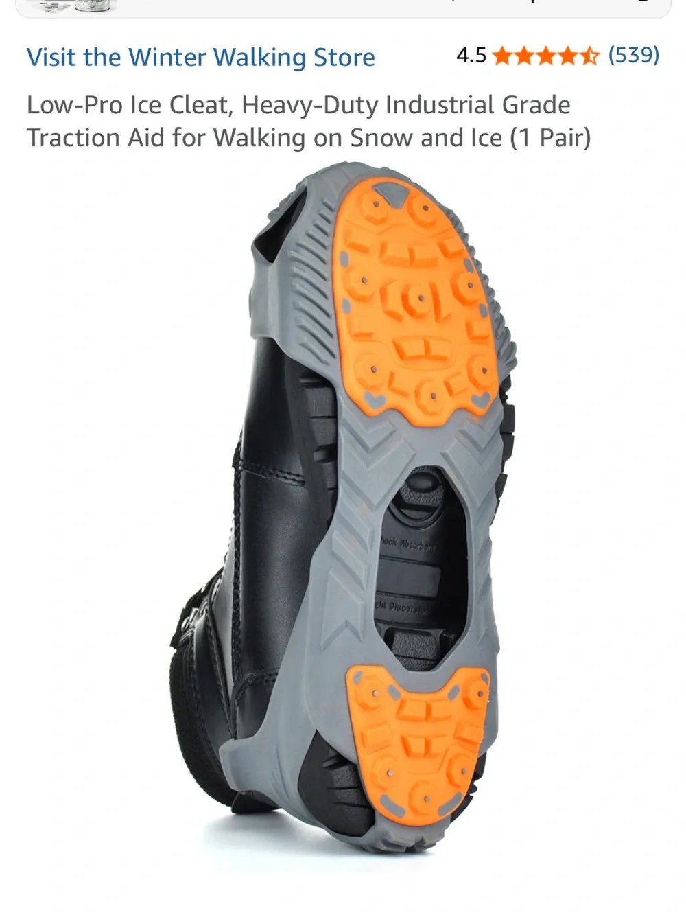 Winter walking Low Pro Ice Cleat